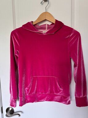 Cynthia Rowley Girls Size 10/12 Velour Hoodie